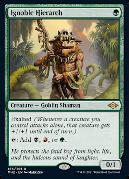 MTG Modern Horizons 2 Ignoble Hierarch Spoiler