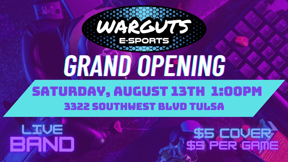 Warguts Grand Opening Event is THIS SATURDAY!