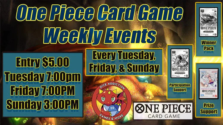 Dice Addiction's Weekly One Piece Event Sets Sail!