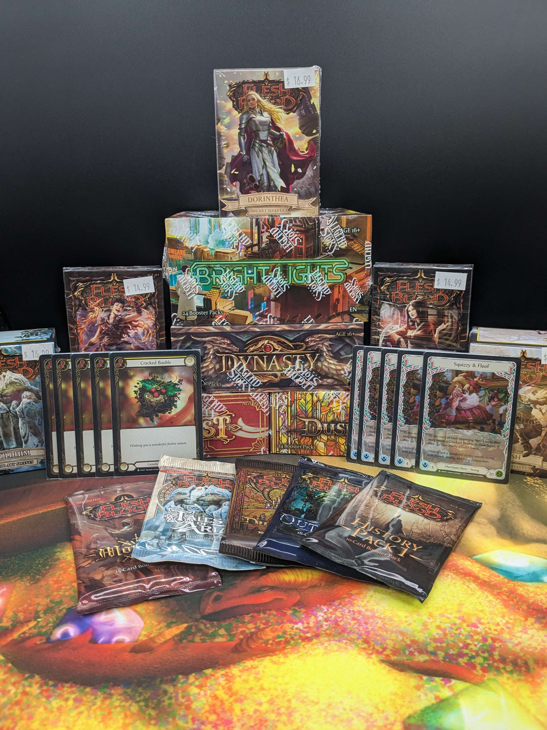 Flesh and Blood Promotion at Dice Addiction!