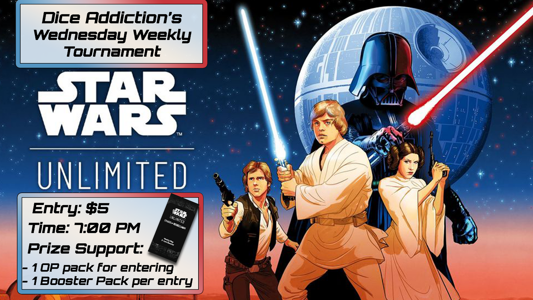 Star Wars Wednesday Night Weekly at Dice Addiction