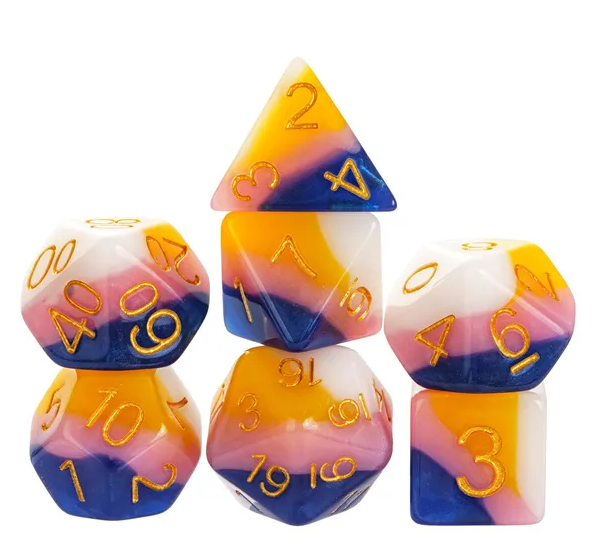 Fruit Taffy RPG Dice Set
