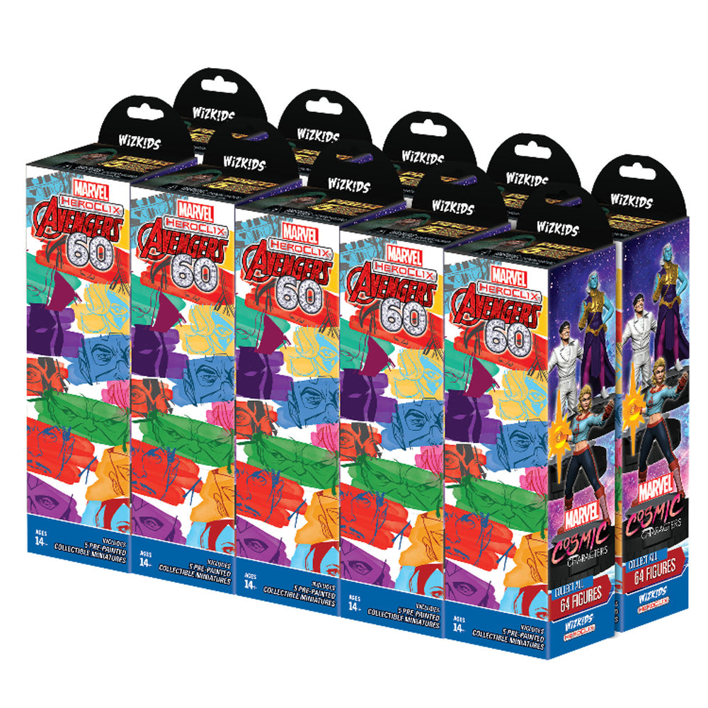 Marvel Comics HeroClix: Avengers 60 Booster Brick