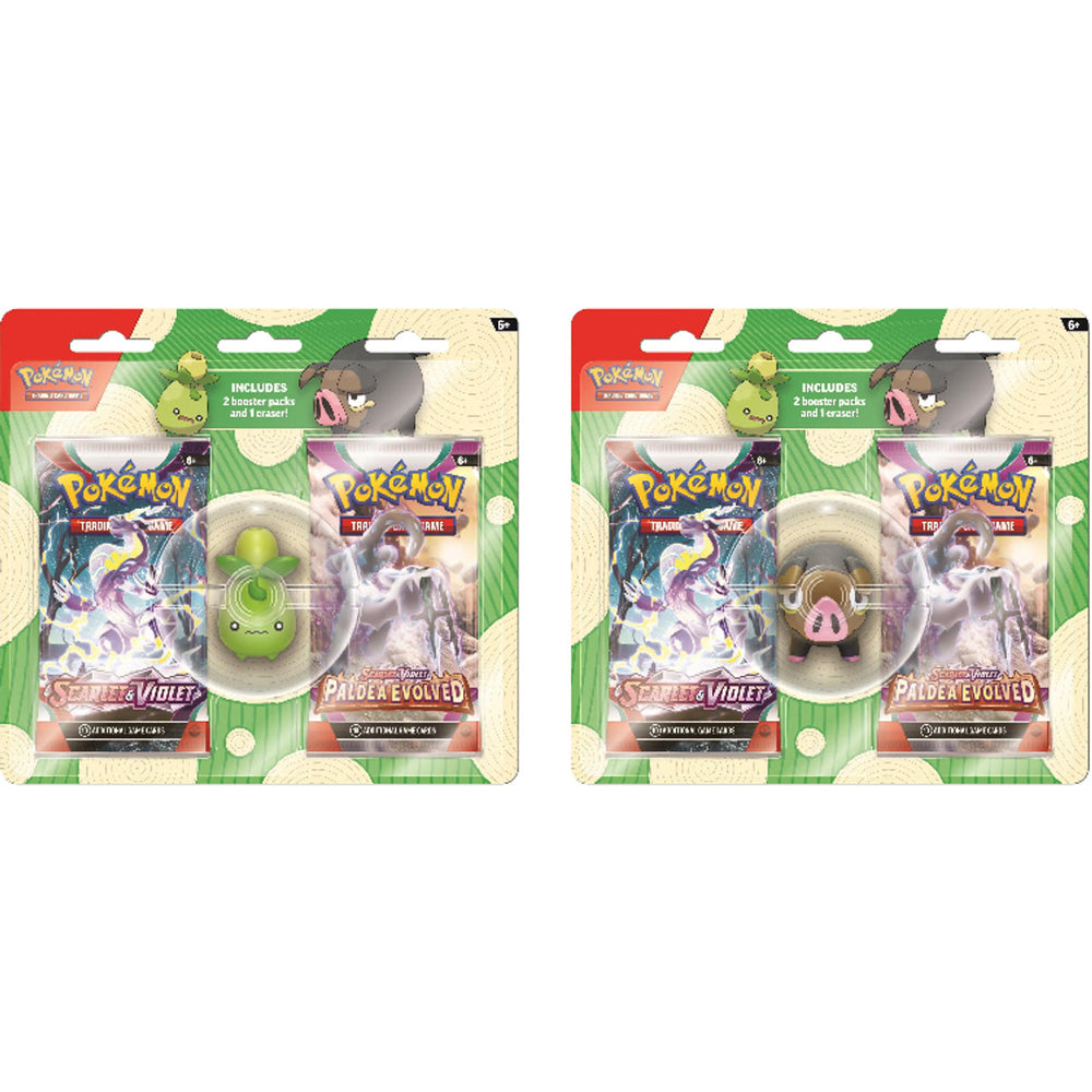 Pokemon TCG Back to School Eraser Blister