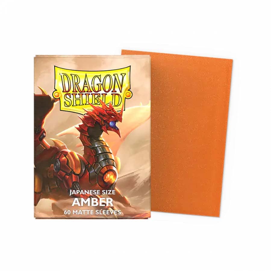 Dragon Shields Japanese: (60) Dual Matte Amber