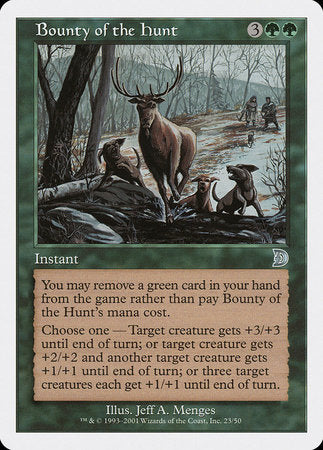 all bounty cards mtg Bounty of the Hunt [Deckmasters]
