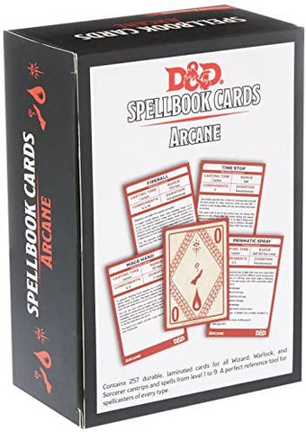 Dungeons & Dragons Spellbook Cards: Arcane Deck