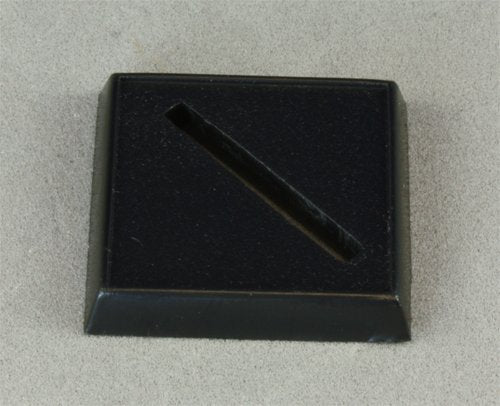 1 Inch Square Plastic Base, Universal Slot (20)