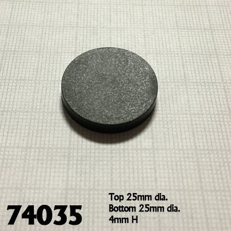 1 Round Plastic RPG Base (20)"