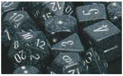 7CT SPECKLED POLY NINJA DICE SET
