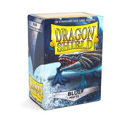 Dragon Shields: (100) Matte Blue
