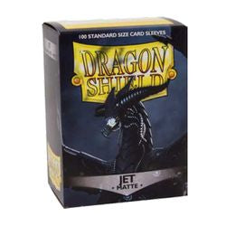 Dragon Shields: (100) Matte Jet