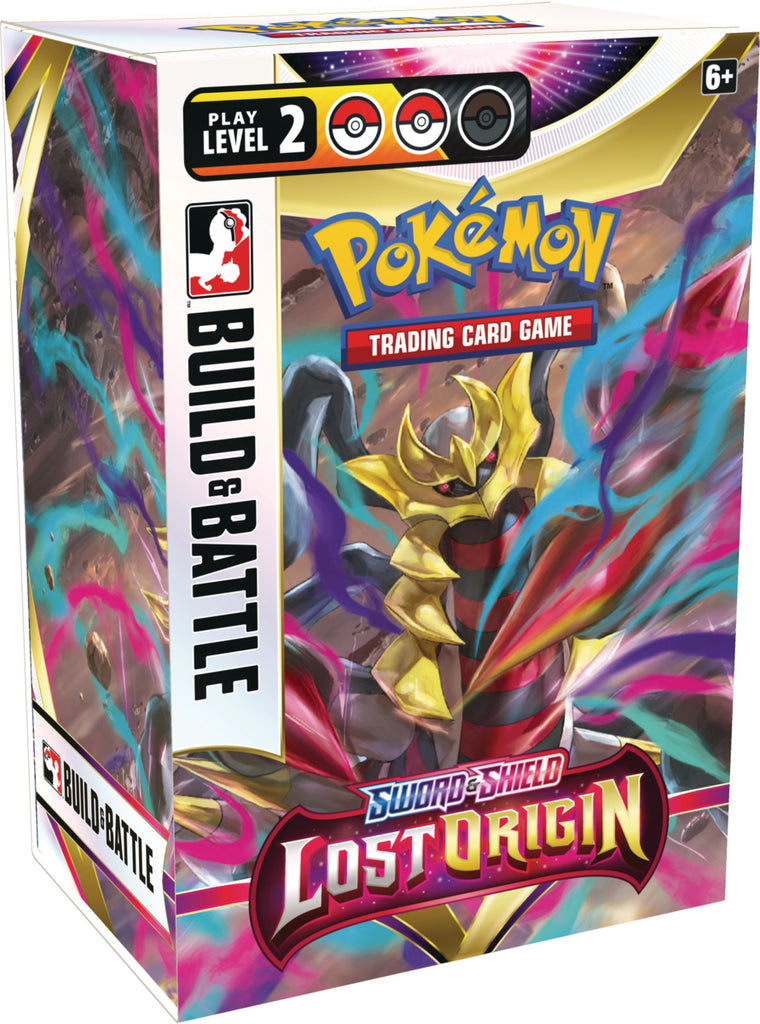 pokémon trading card game sleeve sword and shield booster pack POKÉMON TCG Sword and Shield: Lost Origin Build & Battle