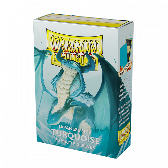 Dragon Shields Japanese: (60) Matte Turquoise