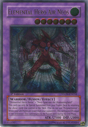 yugioh elemental hero neos cards Yu-Gi-Oh! GX 24k Gold Plated Ingot Fanattik Elemental HERO Neos + 3 Neo cardcluster
