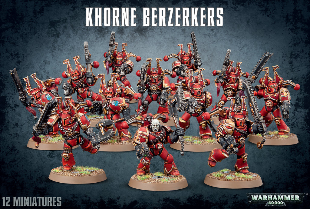 khorne berzerkers ウォーハンマー Khorne Berzerkers