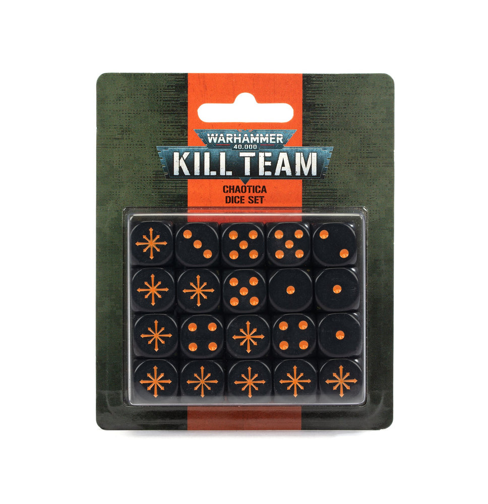 Warhammer 40,000 Kill Team: Chaotica Dice Set