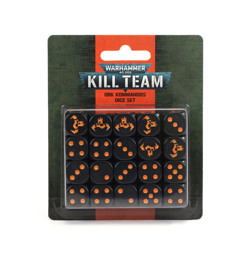 Warhammer 40,000 Kill Team: Ork Kommandos Dice Set