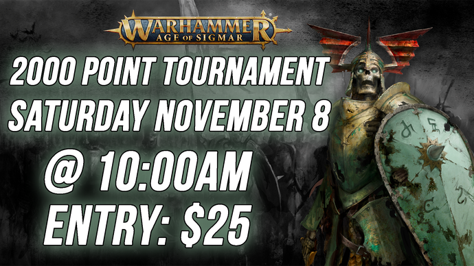 Dice Addiction's Age of Sigmar 2000 PT Holiday Kickoff!