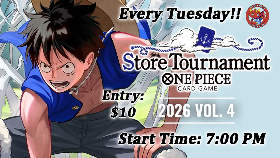 Tuesday Night One Piece at Dice Addiction!