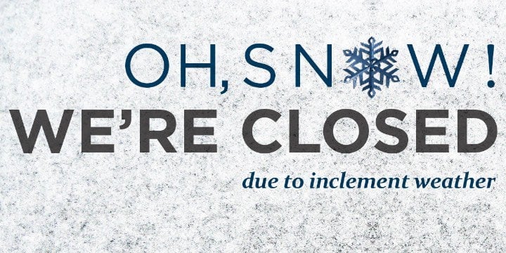 Oh Snow We are Closed Again