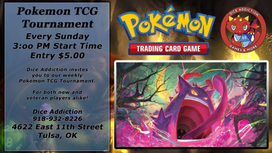 Dice Addiction's Weekly Sunday Pokemon Event!