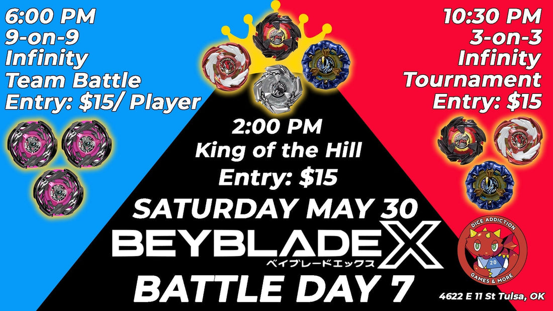 Dice Addiction's Beyblade X Infinity Battle Day