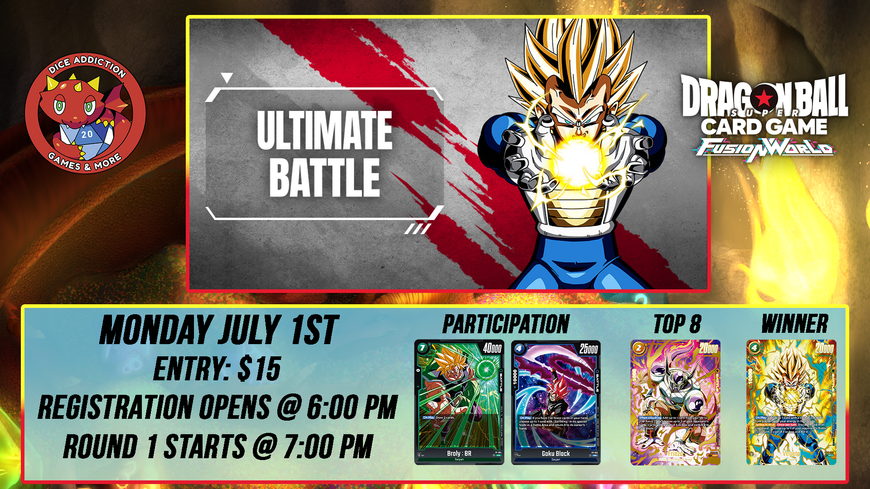 Dragon Ball Fusion World Ultimate Battle Continues at Dice Addiction