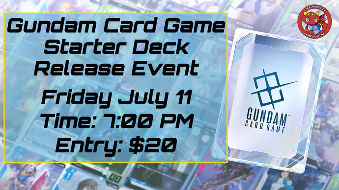 New Gundam Card Game lands at Dice Addiction Friday July 11th