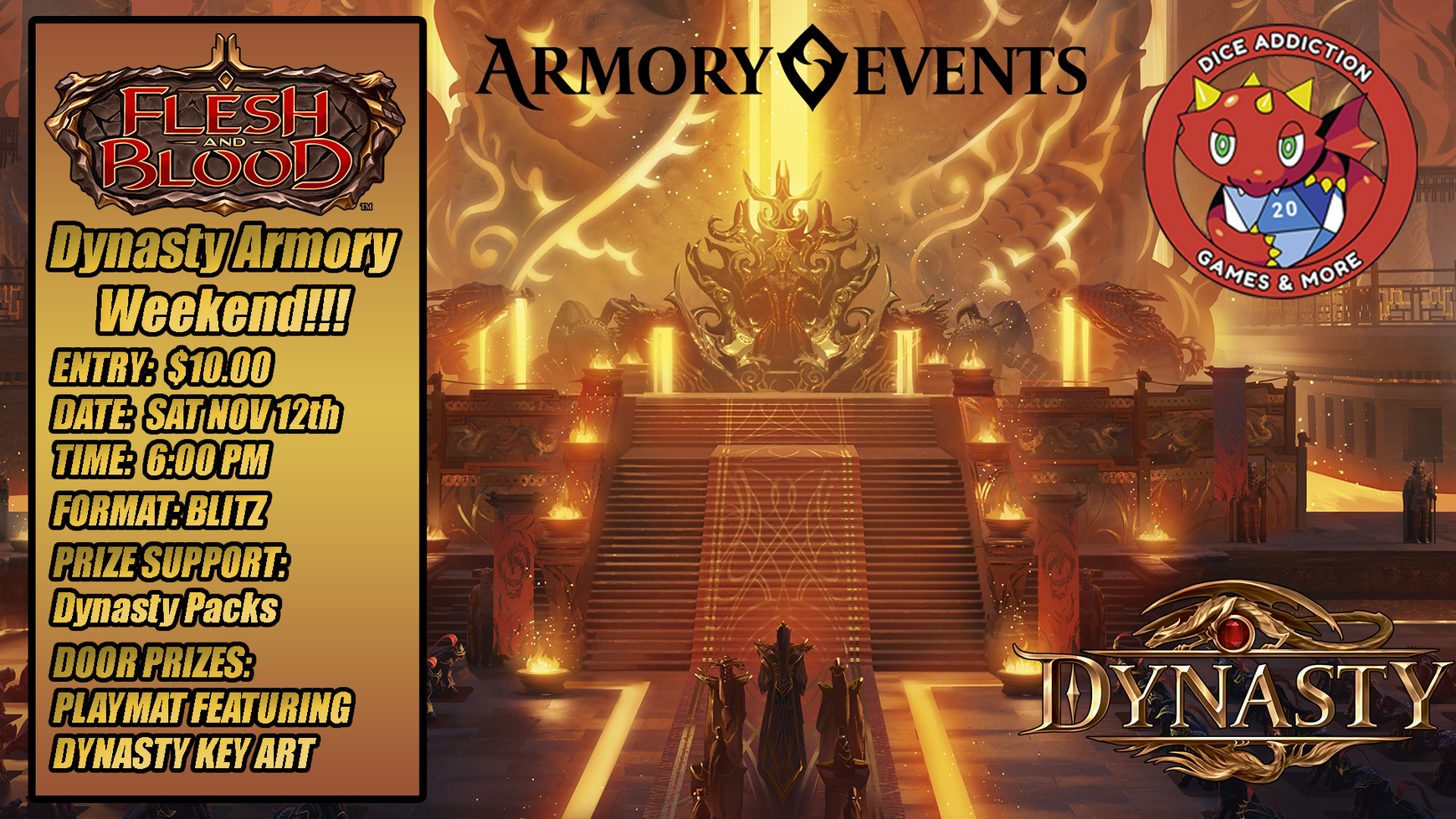 Flesh and Blood: Dynasty Armory Weekend - Blitz Tournament