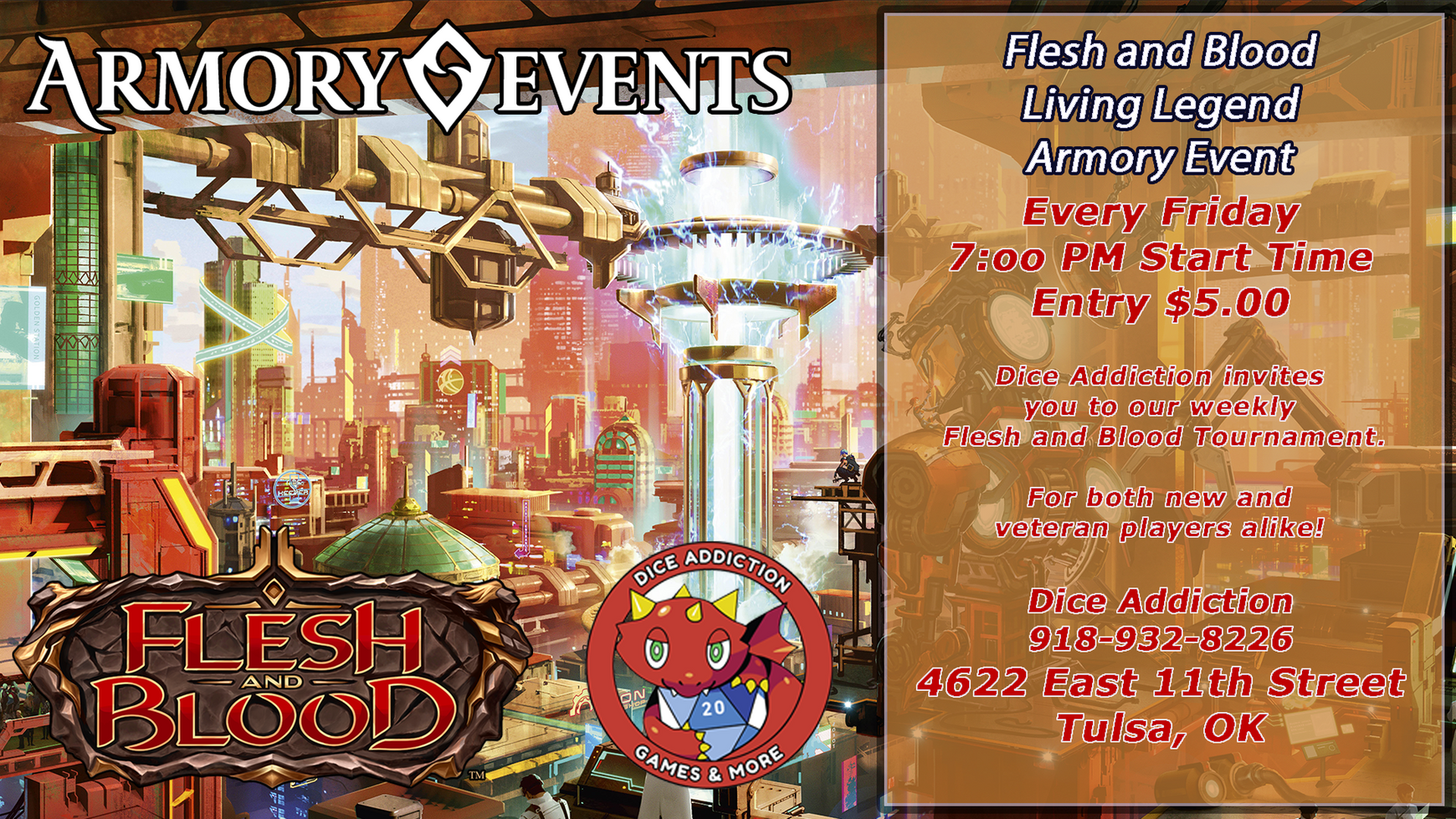 Flesh and Blood Friday Armory Living Legend Event