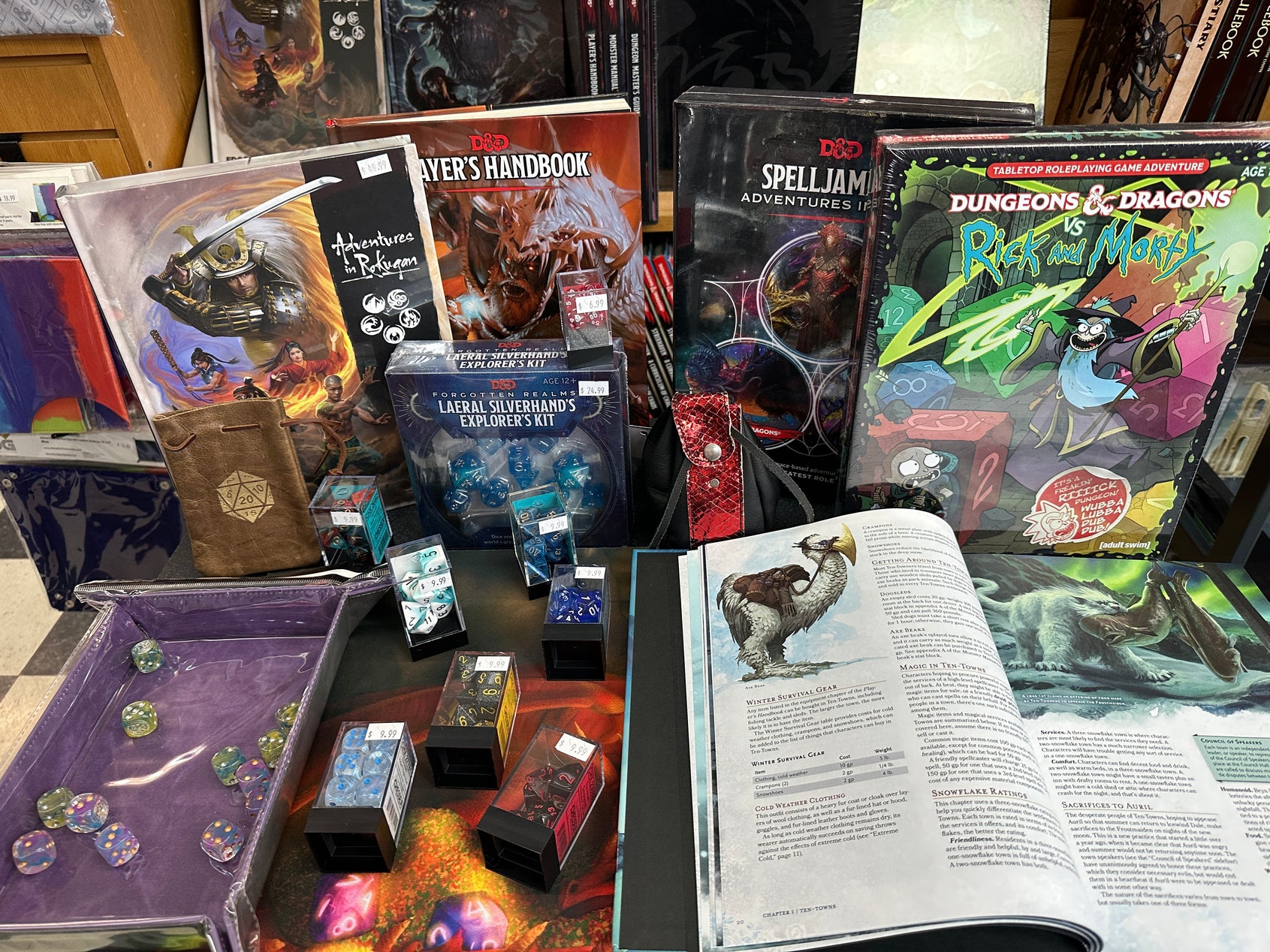 Begin Your Next D&D Campaign @ Dice Addiction!