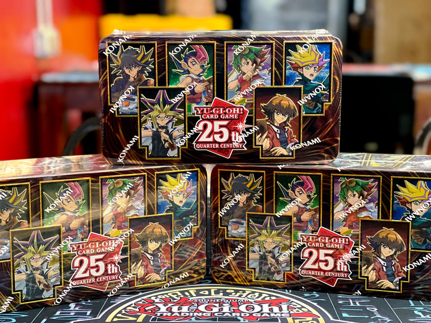 Yu-Gi-Oh! 25th Anniversary Tin: Dueling Heroes available now @ Dice Addiction!