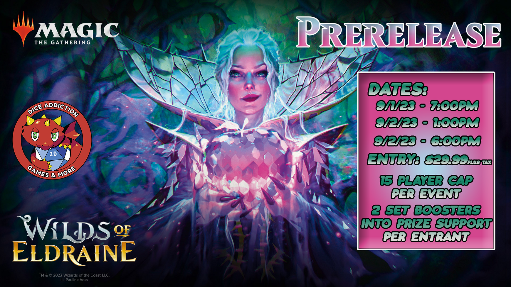 MTG: Wilds of Eldraine Prerelease Weekend @ Dice Addiction!