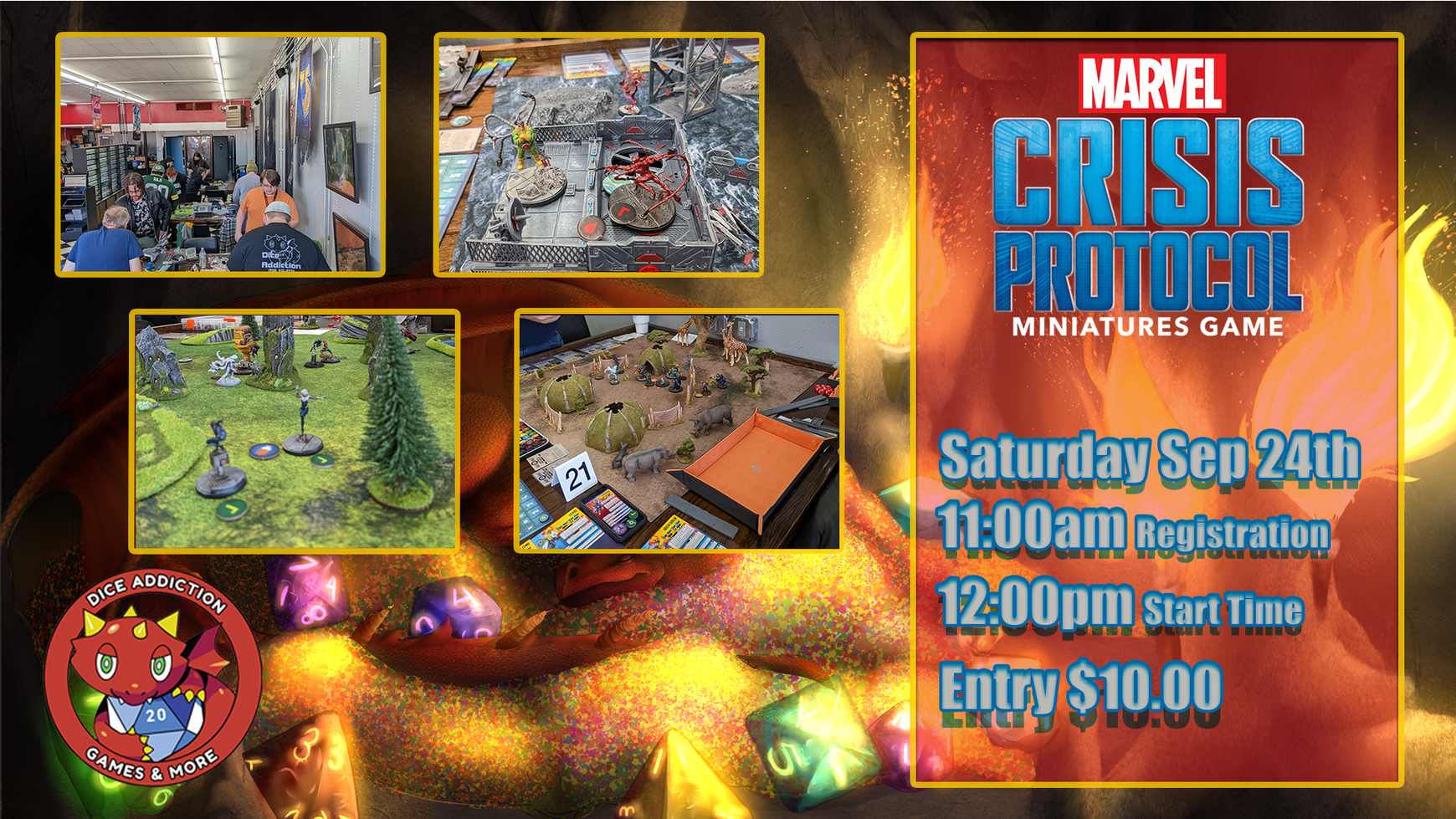 Marvel Crisis Protocol Tournament on 9/24/2022!
