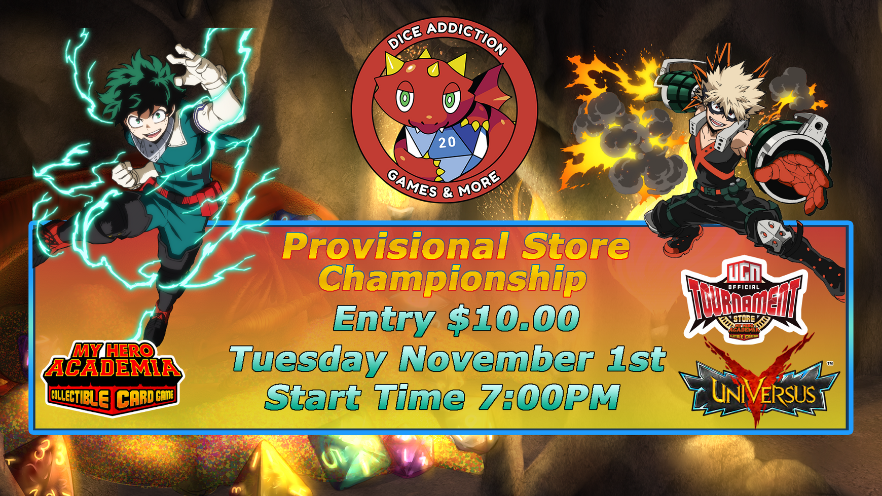 My Hero Academia Provisional Store Championships @ Dice Addiction!