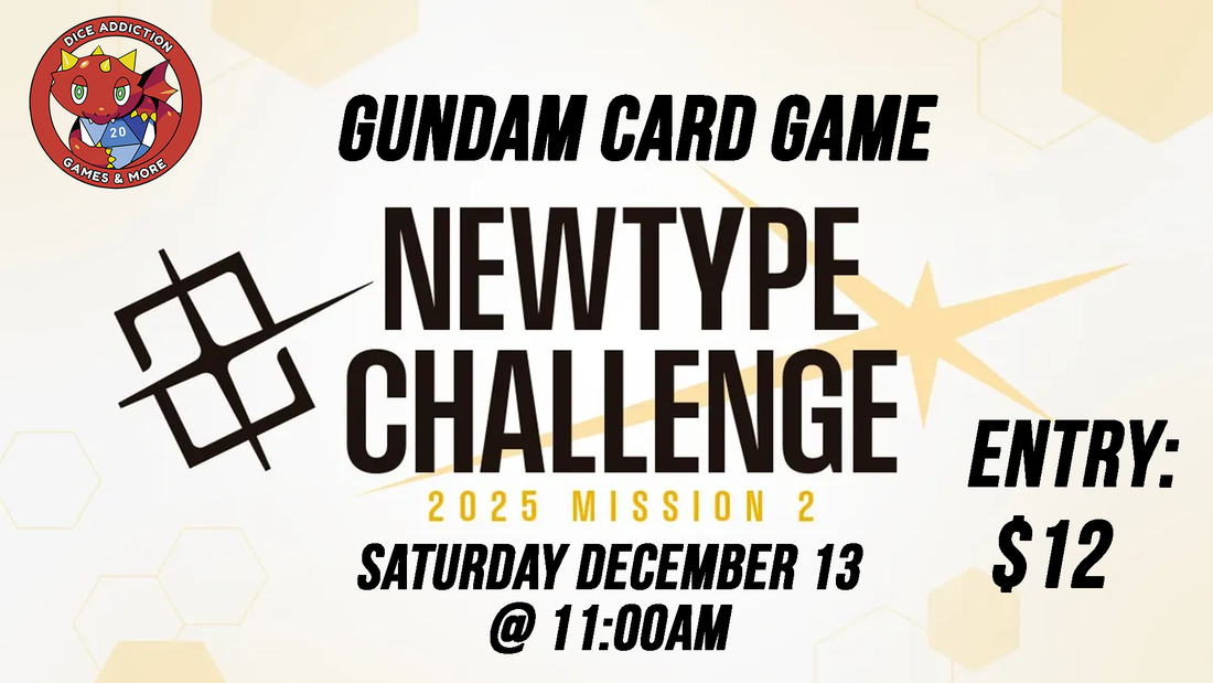 Gundam Newtype Challenge Mission 02 at Dice Addiction!