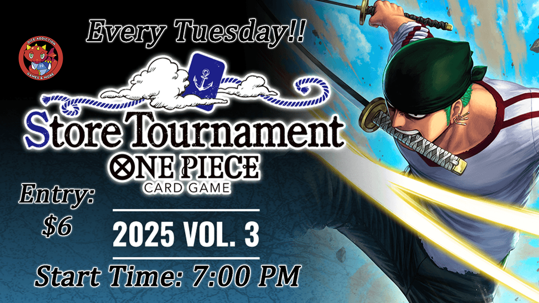 Tuesday Night One Piece at Dice Addiciton!