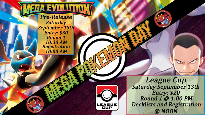 MEGA Pokémon Day at Dice Addiction