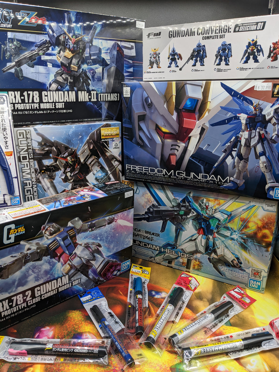 Gundam Kits and Supplies are at Dice Addiction