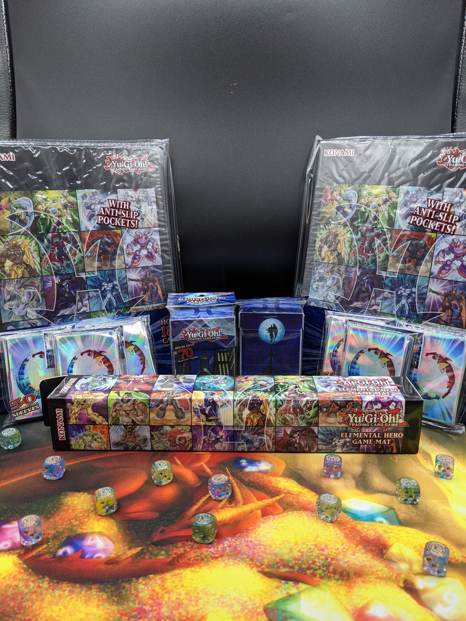 Yu-Gi-Oh! - Elemental HERO Accessories In Stock @ Dice Addiction!