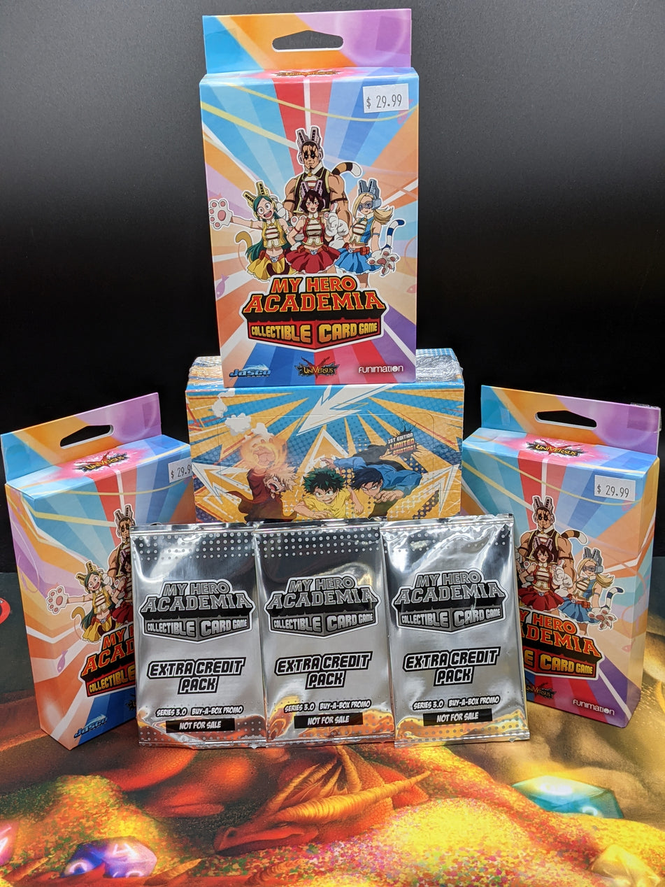 My Hero Academia Booster Set 3, Heroes Clash, Available Now @ Dice Addiction!