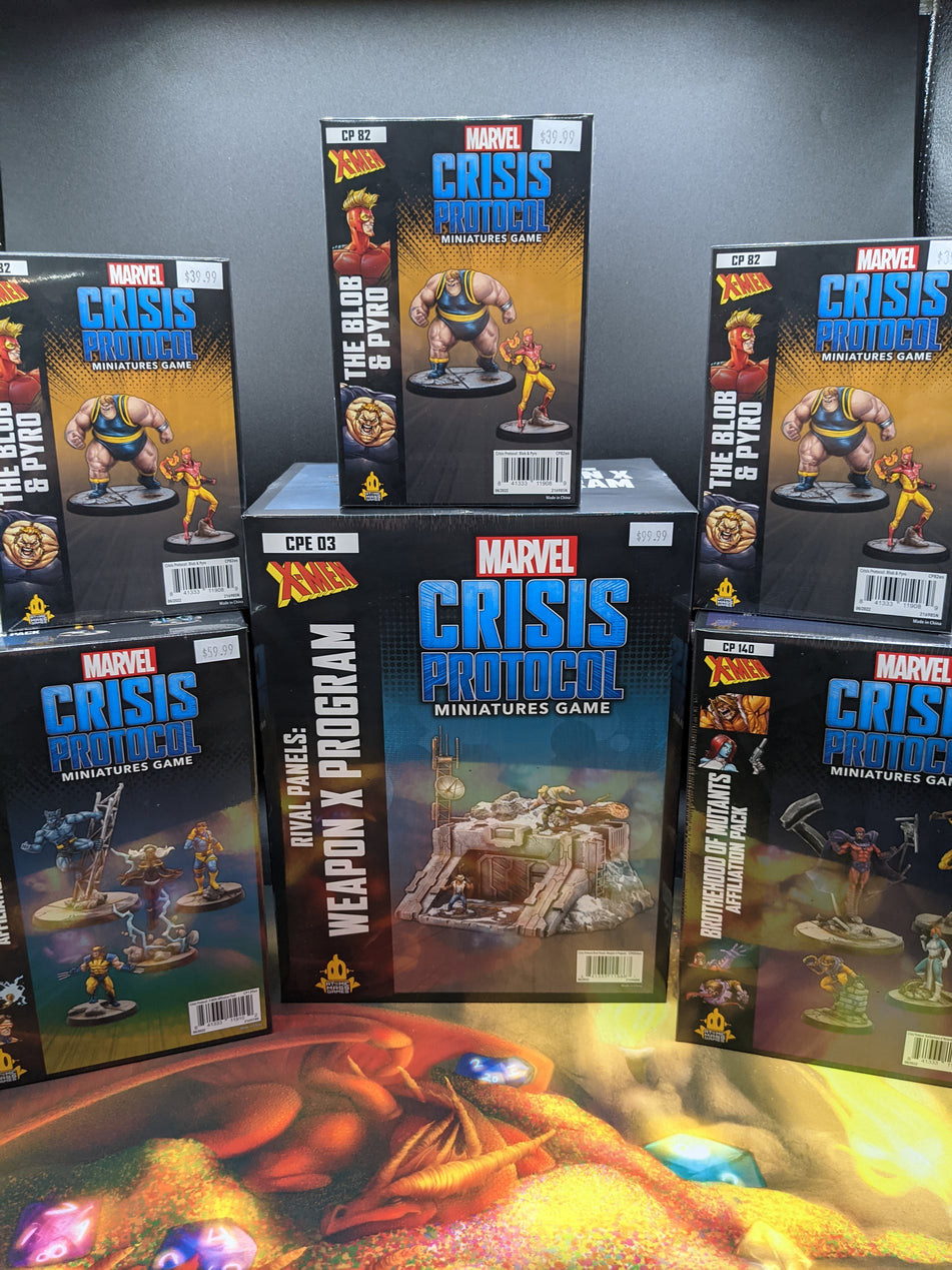 X-Men Marvel Crisis Protocol Miniatures Available @ Dice Addiction!