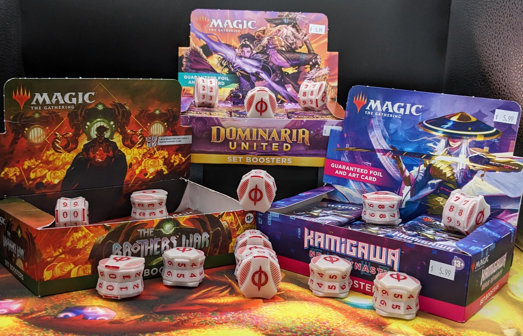 MTG: Spend $75, Get a Phyrexian Life Counter While Supplies Last @ Dice Addiction!