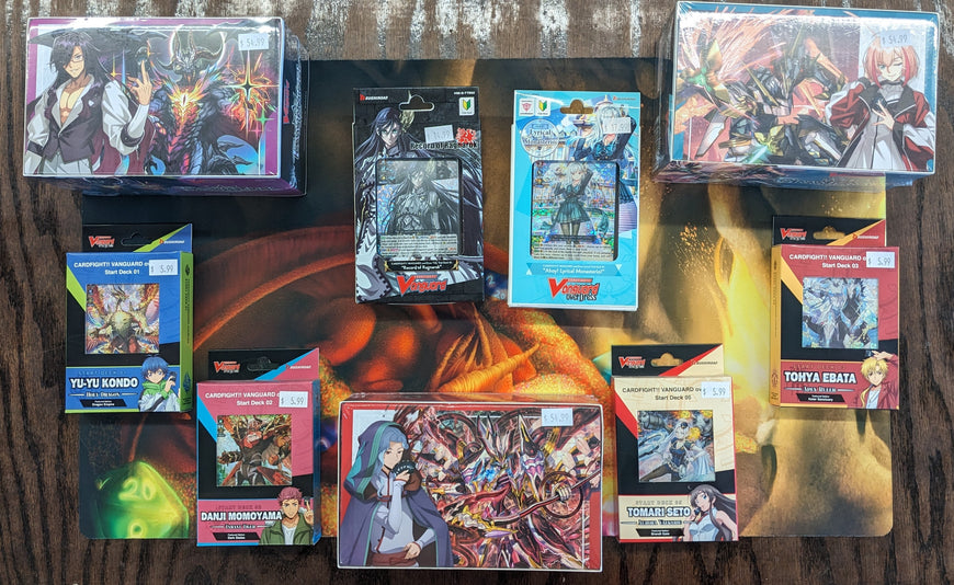 Cardfight!! Vanguard OverDress Stand Up Decksets Available Now @ Dice Addiciton!