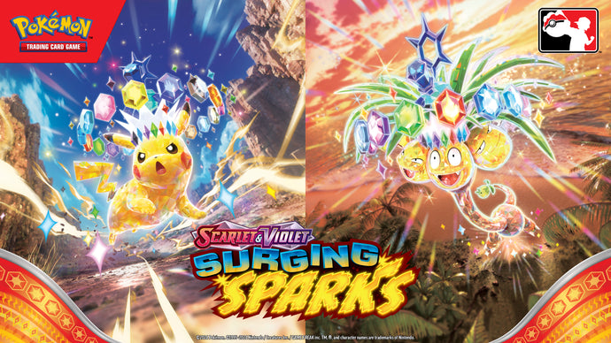 Pokemon Surging Sparks Pre-Release at Dice Addiction