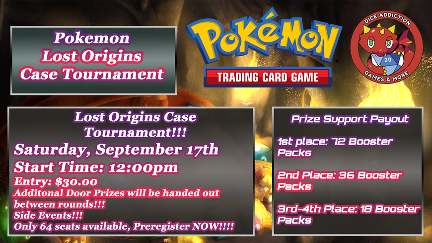 Pokémon: Lost Origins Case Tournament