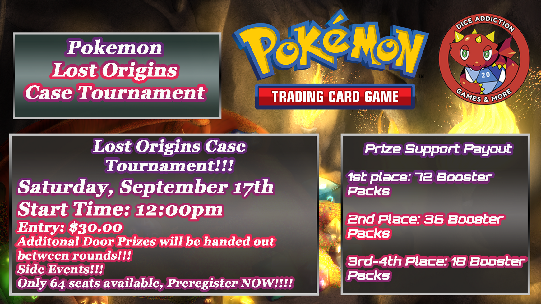 Pokémon: Lost Origins Case Tournament
