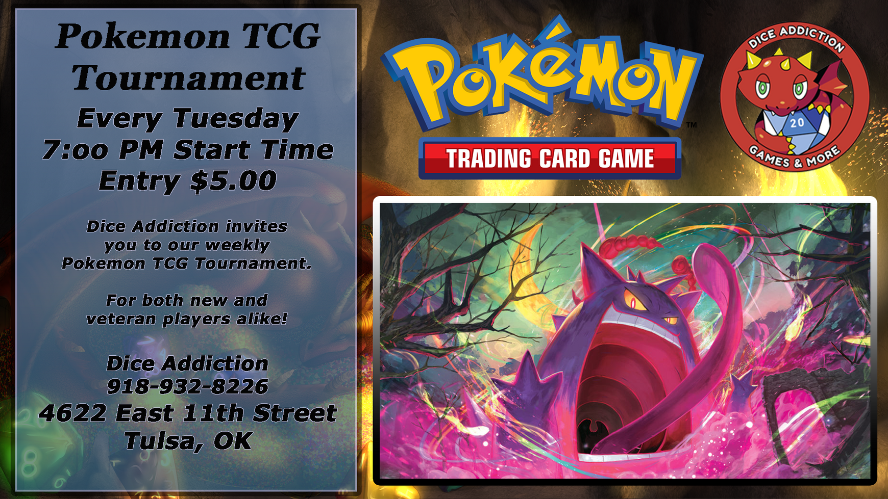 Tuesday Night Pokemon Tournament Hosted by Dice Addiction