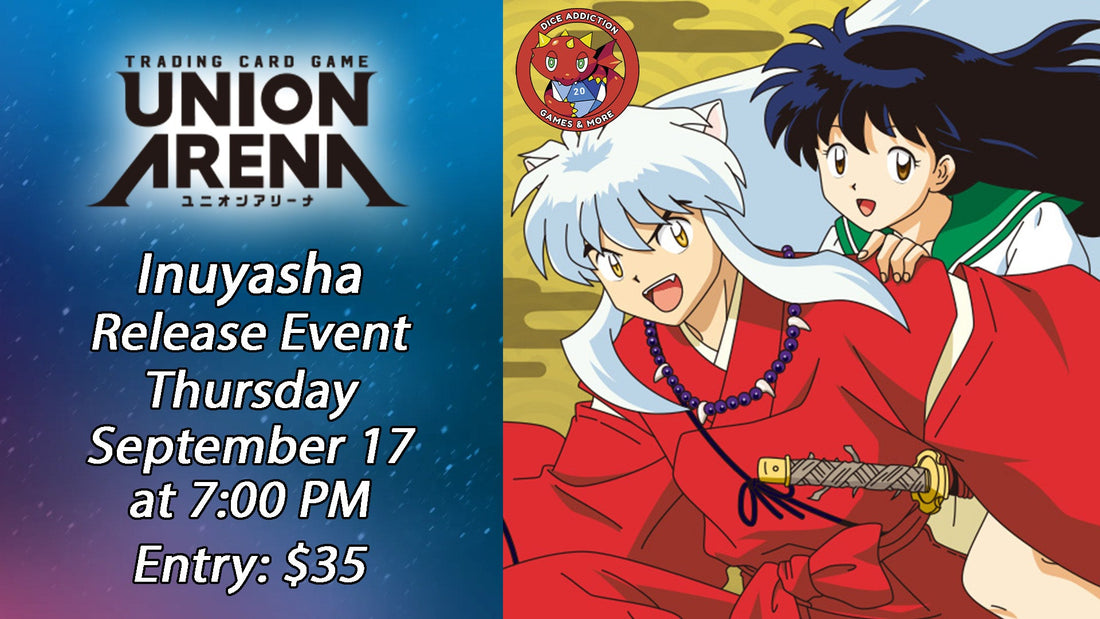 Dice Addiction's Union Arena Inuyasha Release Event